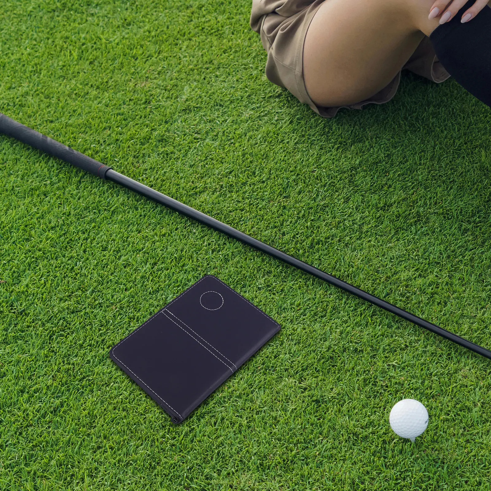 Golf Scorecard Holder Blue Lightweight Outdoor Sports Competition Score Recording Notebook Yardage Organizer Golf Score Book
