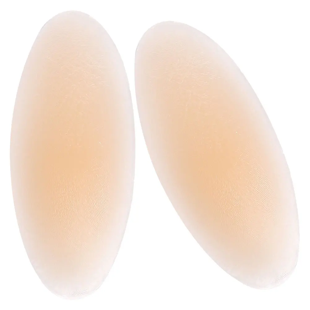 1 Par de Almofadas de Panturrilha Autoadesivas de Silicone, Suportes para Pernas Anti-Fricção para Correção Natural da Forma, Embelezador de Pernas Invisível, Reutilizável