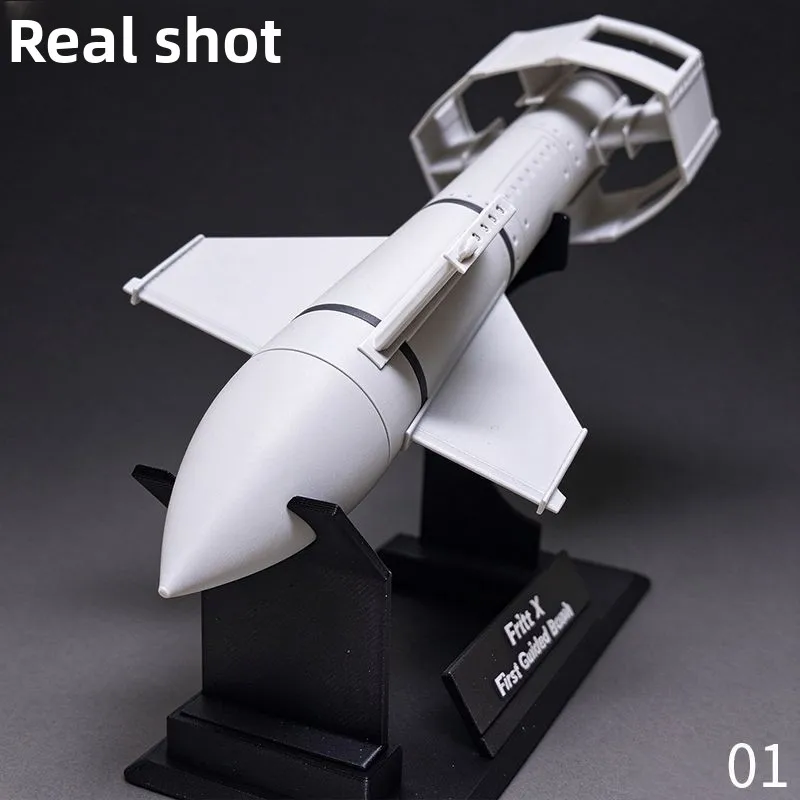 1:1 World War II Germany Fritz X/FX1400 First Generation Precision Guided Bomb Model Tabletop Ornament Model 3D Printing