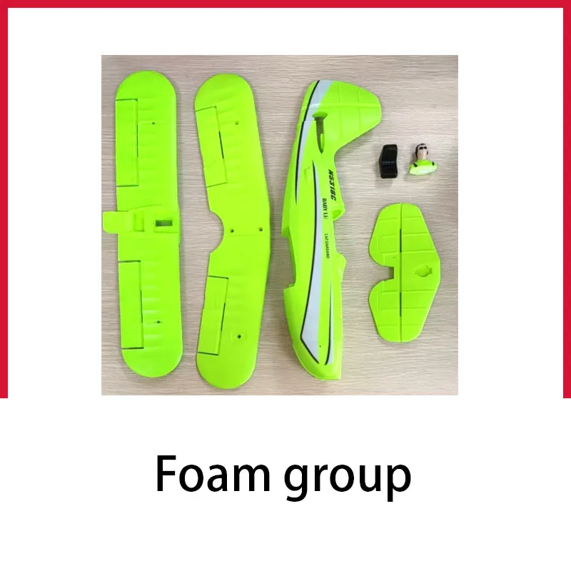 Rc Weili A310 glider Beech D17S biplane accessories foam box upper wing battery fairing set