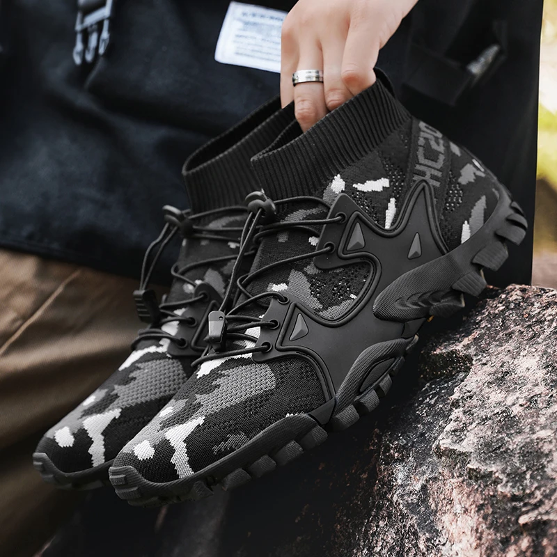 

Hot Selling! 2025 Outdoor Climbing and River Tracing Shoes Swimming Shoes Style Camouflage Hiking Shoe Men's Anti Slip Shoes