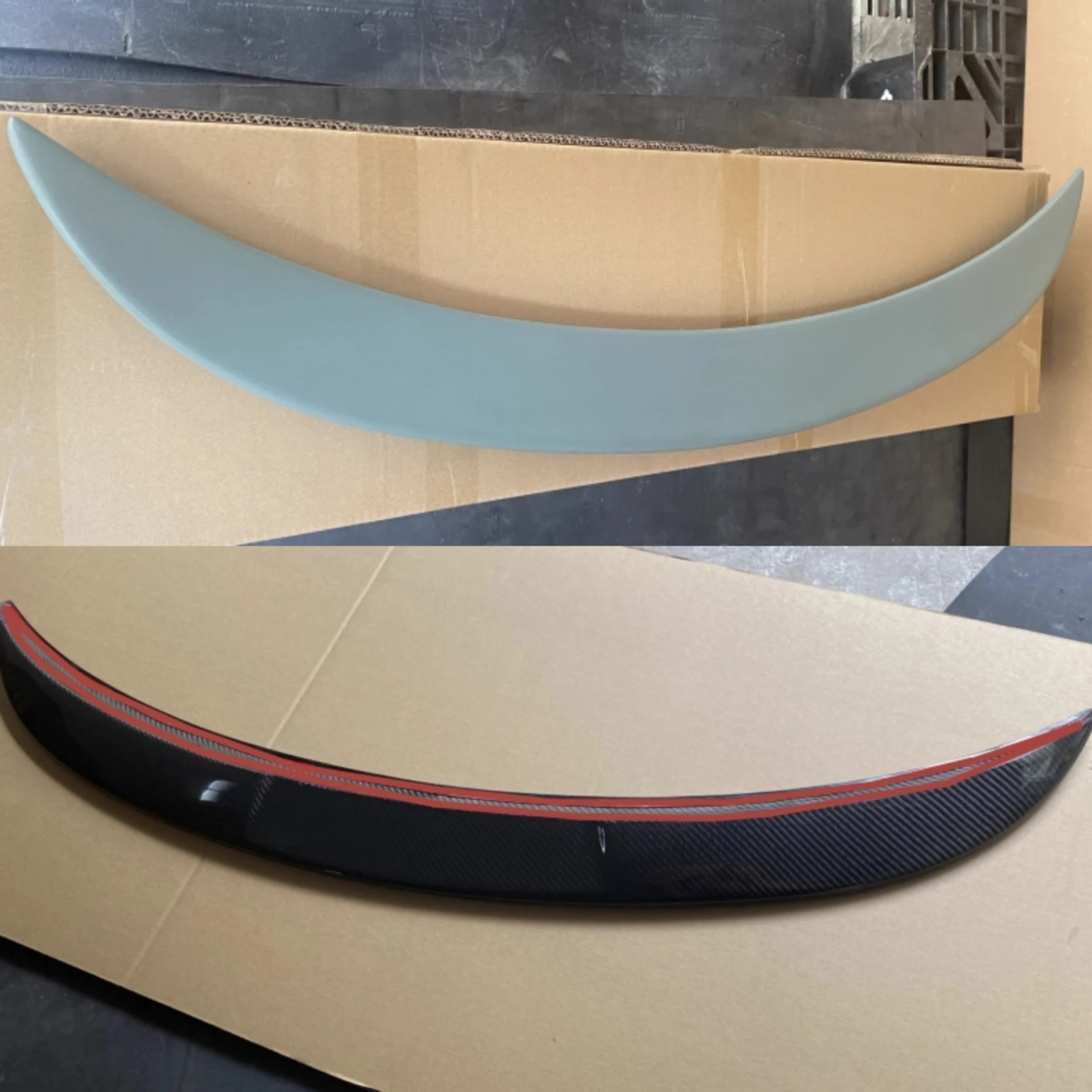 Carbon Fiber Tail Wing Unpainted Spoiler for Volkswagen vw Beetle 2005-2011 Modified Top Wing Car Accessories