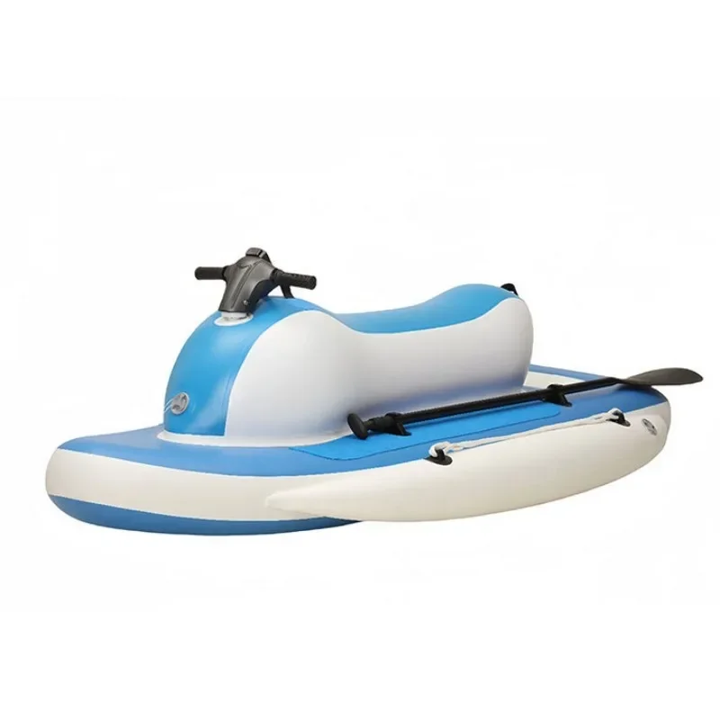 LXMT001 Electric Inflatable Jet Ski,3-11km/h Speed,200kg Max Load,2 Riders,700W Brushless Motor,Adults Water Sports,Lake Beach