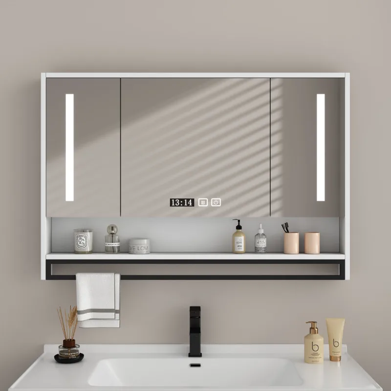 Modern Skincare Display Shelves Cupboard Space Saver Accessories Gabinete Salon Furniture Wooden Decorations Bathroom Cabinet