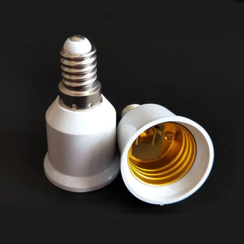 E14 To E27 Lamp Holder Fireproof Converter Socket LED Adapter Light Bulb Lamp Holder Adaptor Plug Extender Led Light