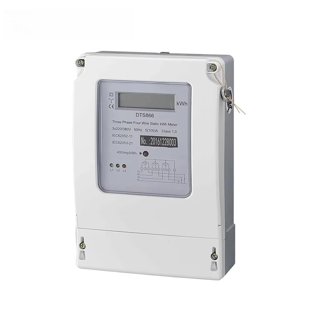 DTS866 three-phase four-wire wall-mounted meter 3 three-phase energy meter