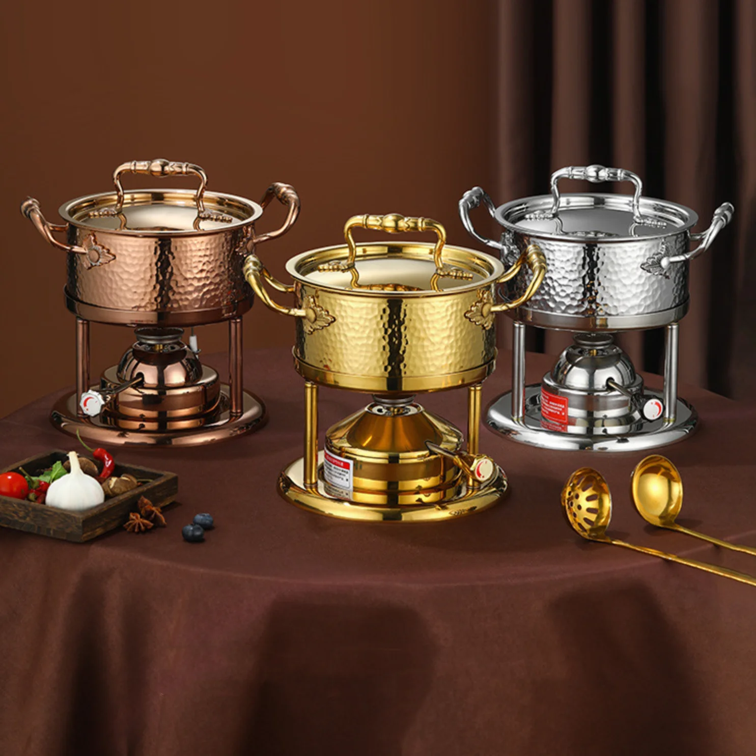 Outdoor Camping Gas Stove - 屋外キャンプ用ステンレス鋼製ブタンガスストーブホットポット