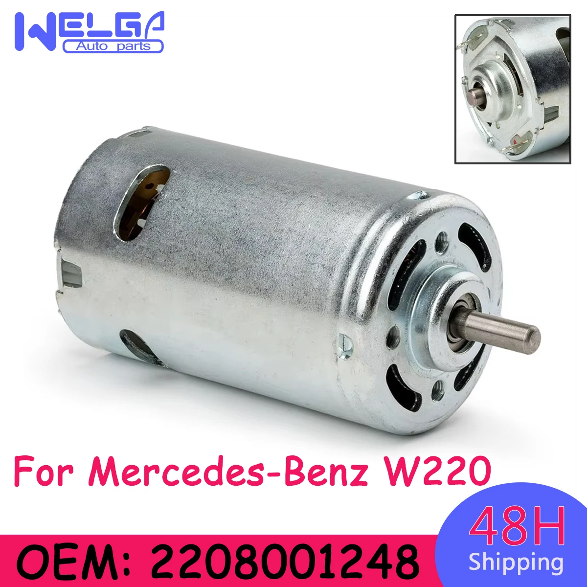 OEM 2208001248 Новое поступление, двигатель блокировки вакуумного насоса для дверей автомобиля для Mercedes S/CL-Class W220 S500 S430