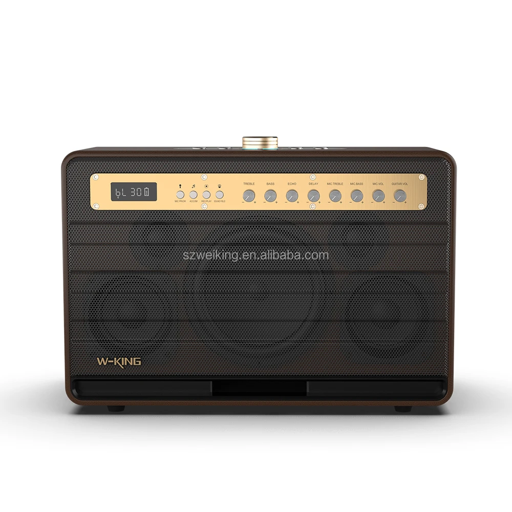 

2022 W-KING Wooden Bass Sound Home Speaker K6L