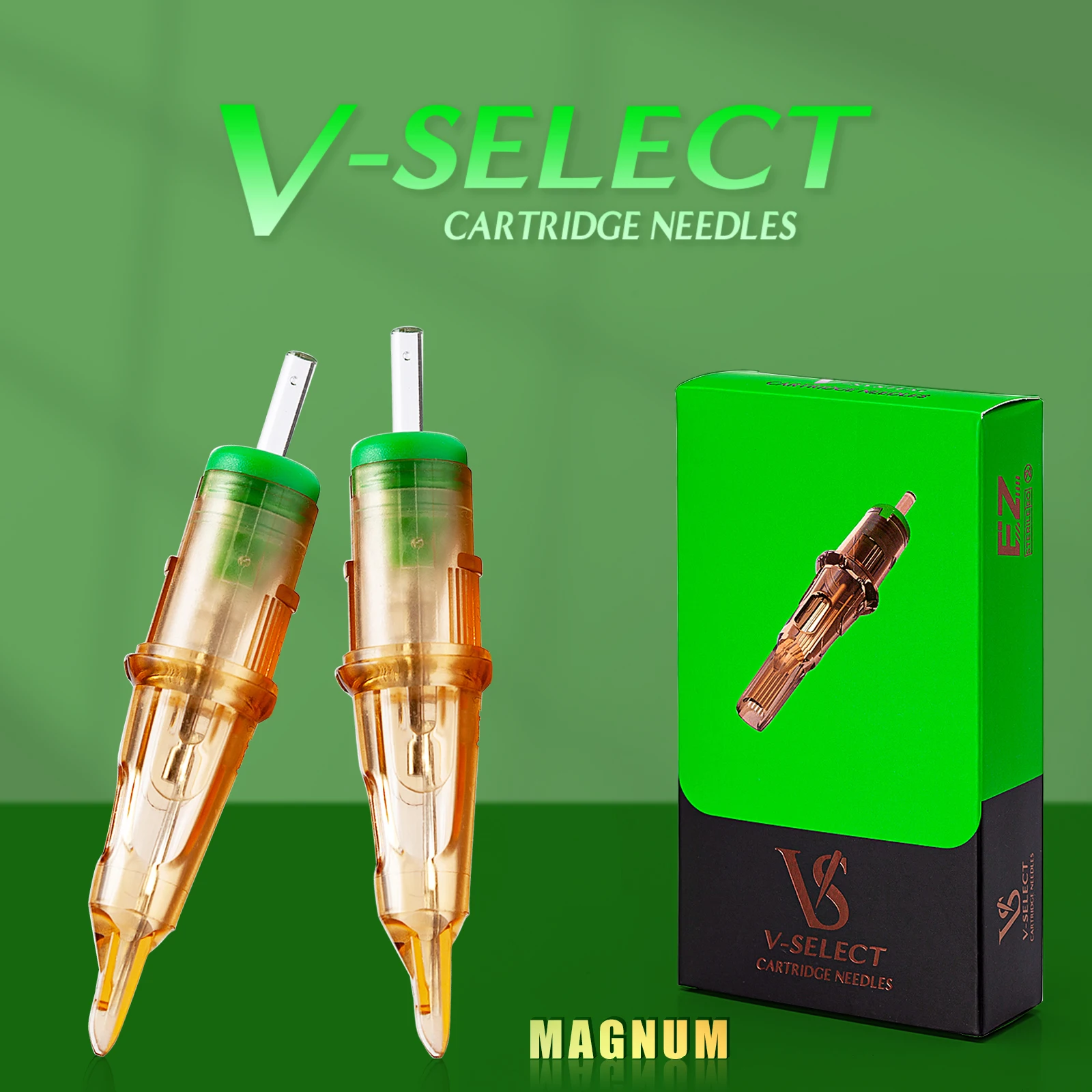 

Картридж для татуировок EZ V-Select, иглы № 12 0,35 мм, тату-Иглы Magnum, эластичная мембрана, Система точного позиционирования, 20 шт./кор.