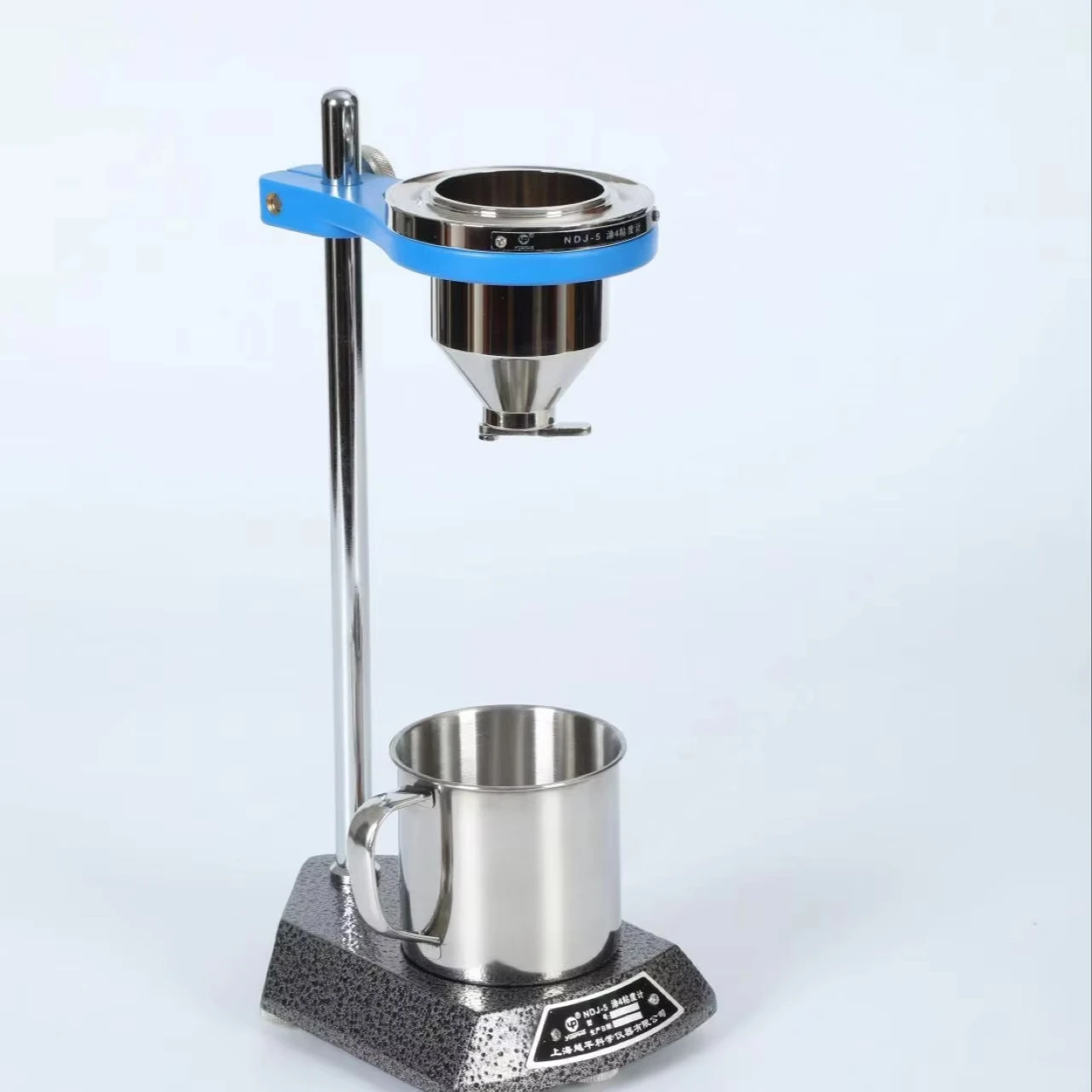 Viscometer Flow Cup Viscometer Ford Cup 4# Flow Viscosity Cup Liquid Flow Meter Liquid Viscosity Tester with Base