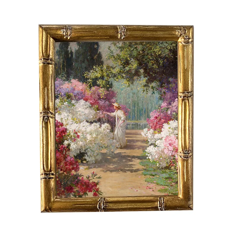 European-Style Retro Resin Photo Frame and Picture Frame Decorative Embossed Carved Distressed Creative Wall-Mounted Wedding Res