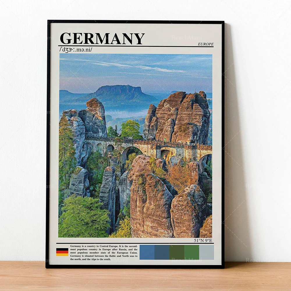 إدنبرة، إستونيا، فنلندا، ريفييرا الفرنسية، باريس، جالواي، جورجيا، ألمانيا، جبل طارق، الفاتيكان، بودابست المجر ملصق السفر