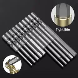 4mm Round Shank Inner Hex Electric Screwdriver Bit S2 Alloy Steel Magnetic Security Bit for 800 Electric Drill