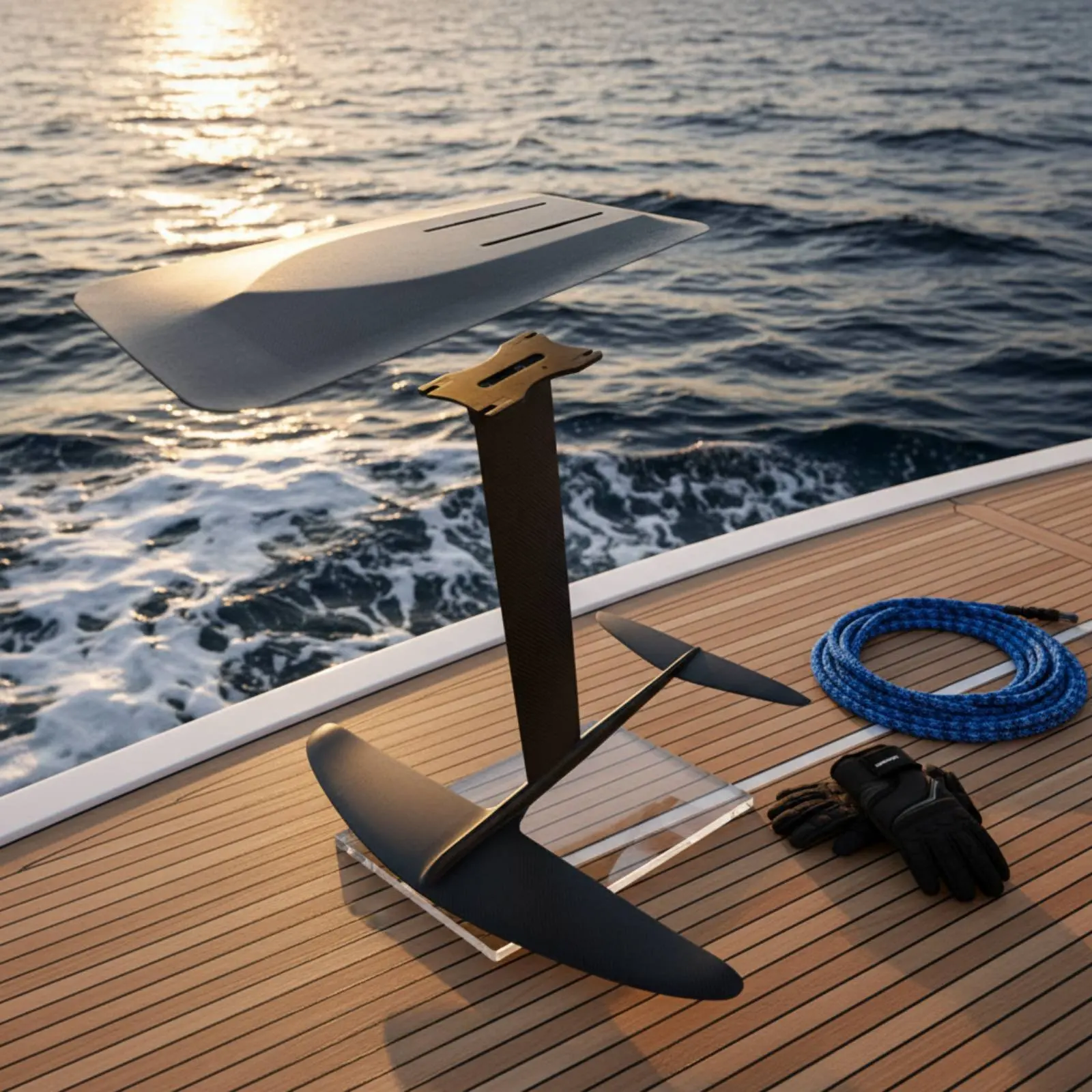 Afbeelding 5: Koolstofvezel Hydrofoil Lichtgewicht Niet-gemotoriseerde Hydrofoil Wave Foil Duurzame Constructie Watersportuitrusting