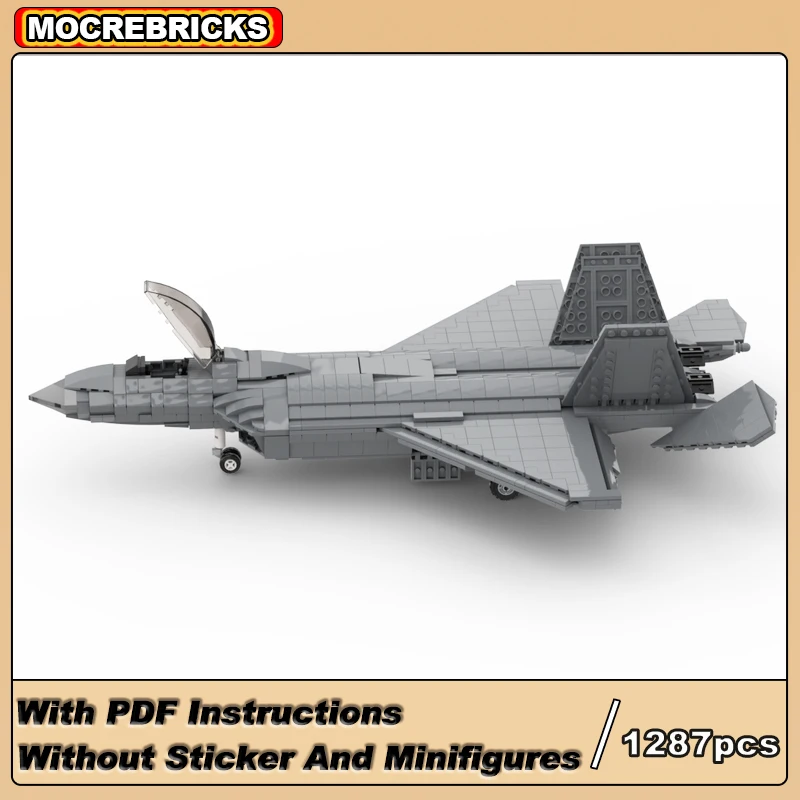 

Mulit-role Military Battle Aircraft Kf 21 Air Superiority Fighter Jet Technology Building Blocks Model Kid's Bricks Toys Gifts