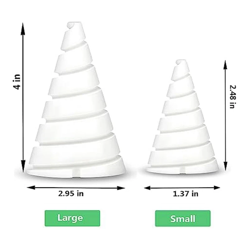 Clips d'enroulement de bobine de Fibonacci Smart-2Pcs pour antenne de jardin en cuivre de Culture électrique, antenne de jardin de Culture électrique