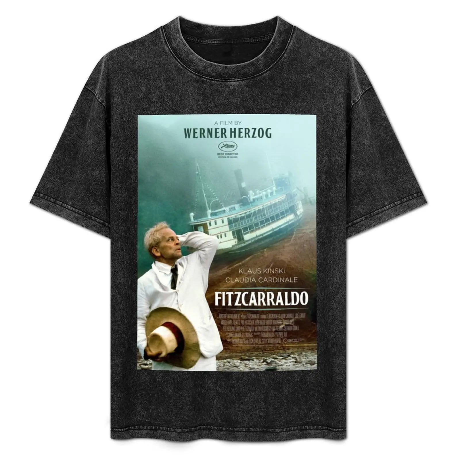 Fitzcarraldo Werner Herzog T-Shirt kawaii clothes quick drying sublime tees black t-shirts for men