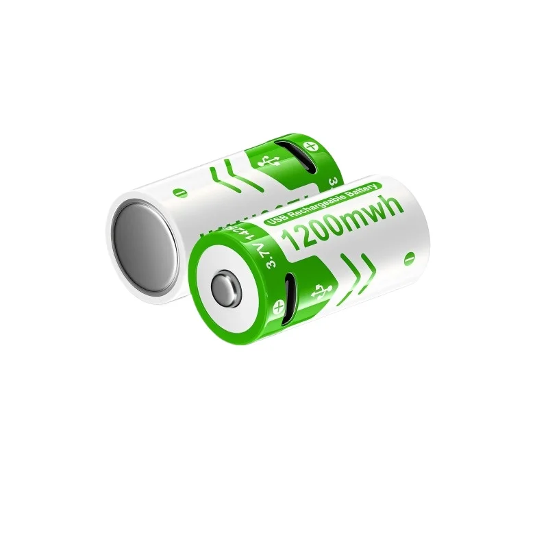 4 ชิ้นสำหรับแบตเตอรี่ลิเธียม 14250 USB ความจุขนาดใหญ่ประเภท-C 3.7V แบตเตอรี่แบบชาร์จไฟได้เครื่องมือวัดอิเล็กทรอนิกส์เครื่องชั่งน้ำหนักแบตเตอรี่