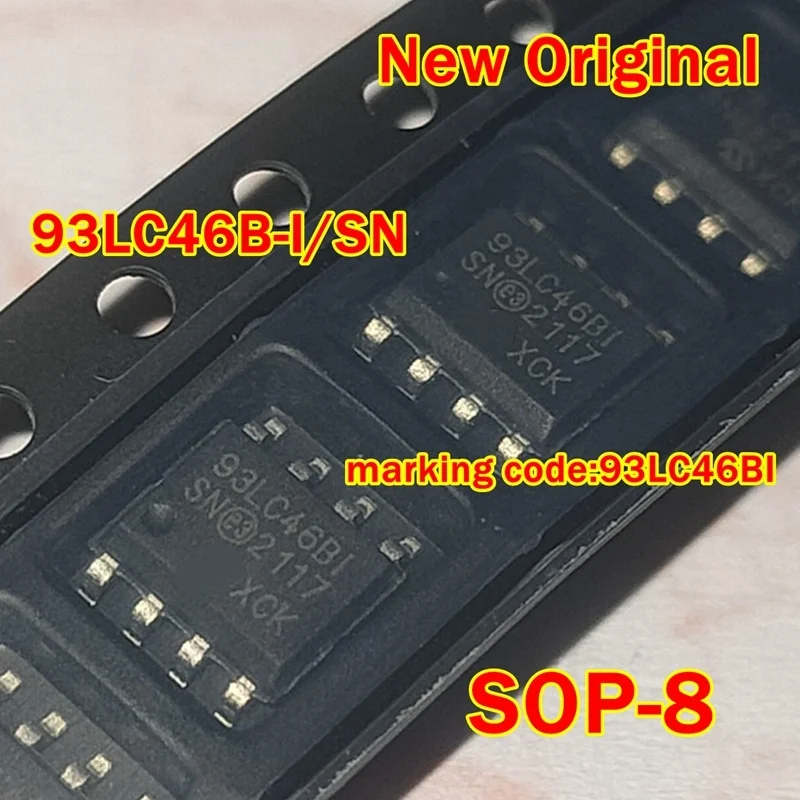 

1pcs to 100pcs 93LC46B-I/SN SOP-8 New Original marking code:93LC46BI 1K Microwire Compatible Serial EEPROM