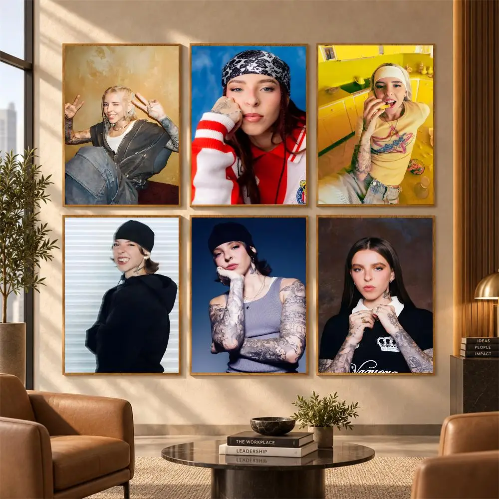 Singer Rapper Y-Young Miko Poster Wall Stickers Self Adhesive Art Mural HD Print Decals for Bedroom Living Room Home Decor Gift