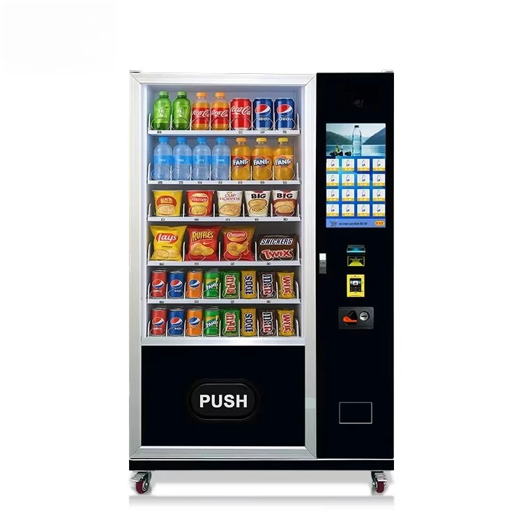 FOODLINE Customized Hot Trends Smart Control Cashless Vending Machine Refrigerated Soda and Snack Vending Machine for Retail