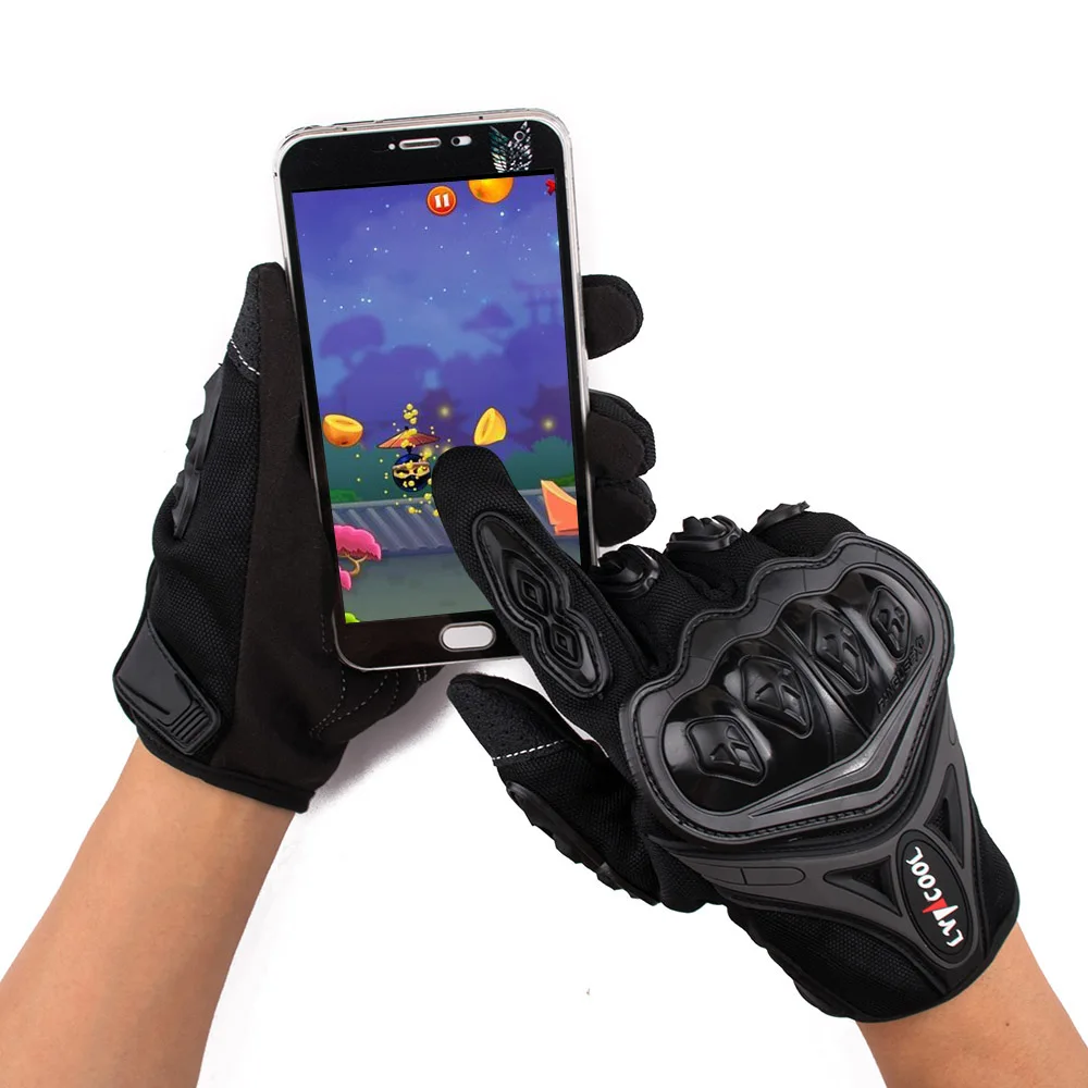 

Мотоциклетные Перчатки, летние перчатки для верховой езды, перчатки с твердыми костяшками для сенсорного экрана, мотоциклетные дышащие тактические перчатки для кроссовых велосипедов