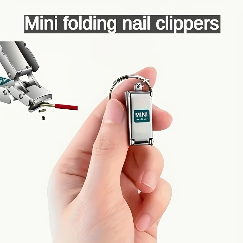 Hochpräzise Mini-Nagelknipser mit Starkem Griff aus Edelstahl für Finger- und Fußnägel Perfekt für Maniküre und Fußpflege