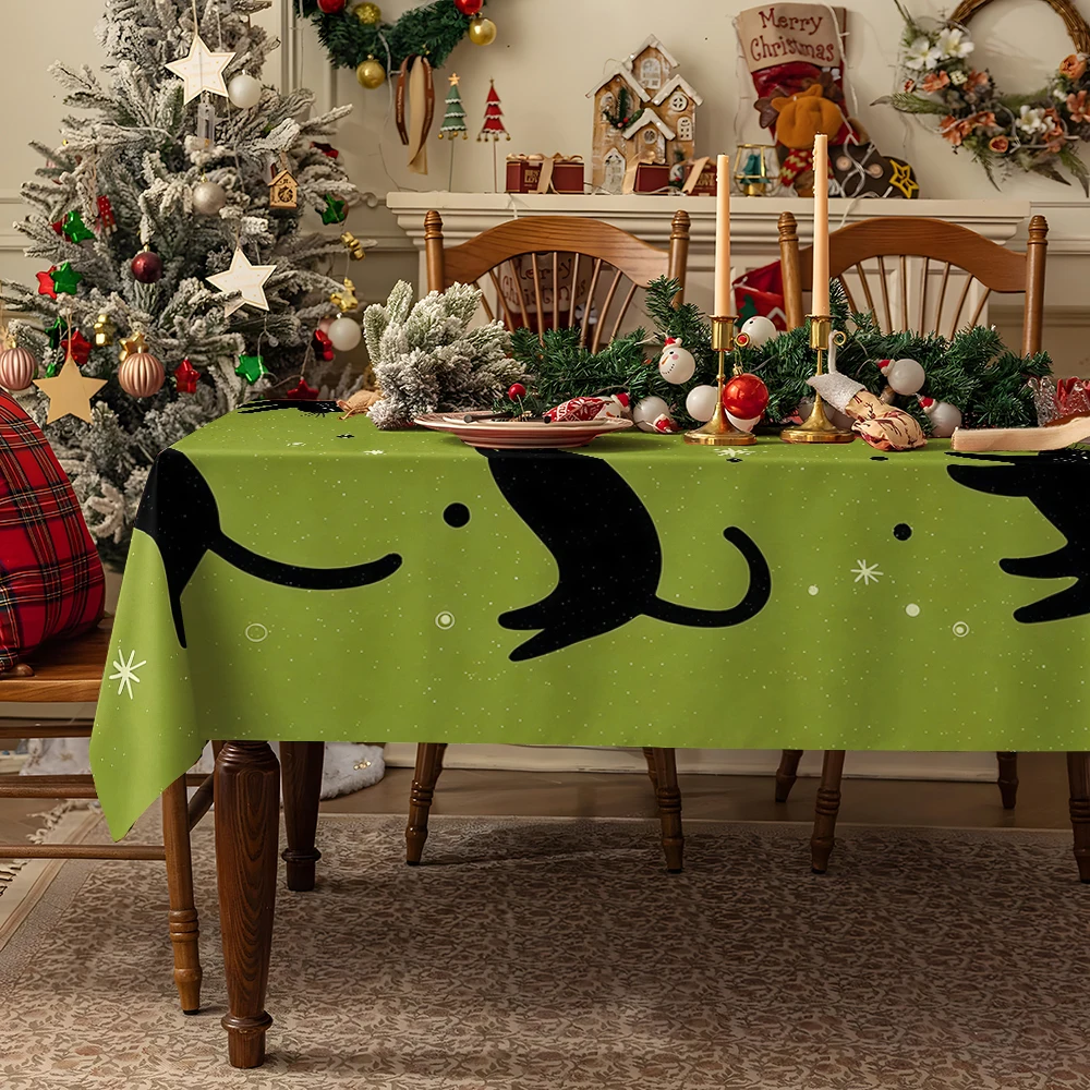 Green Agate Marble Texture Table Cloth Waterproof Tablecloth Spill Proof Table Cloth, Wipe Clean Table Cloth for Dining Camping