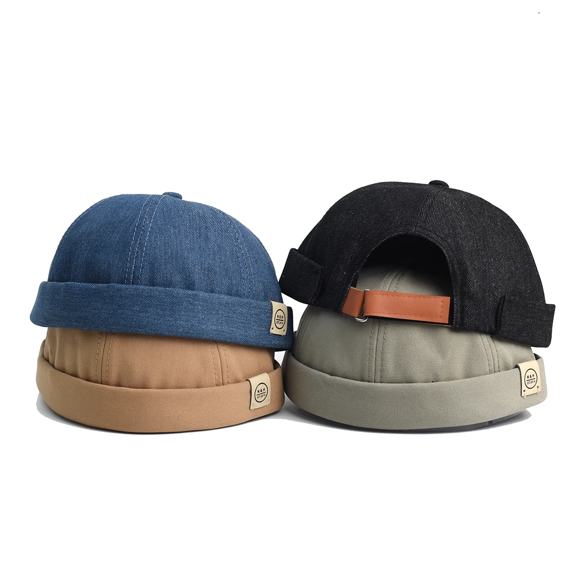 Fashion Hip Hop Beanie Street Hat Men Skullcap Women Spring Brimless Baggy Melon Cap Cuff Docker Fisherman Beanies Hats