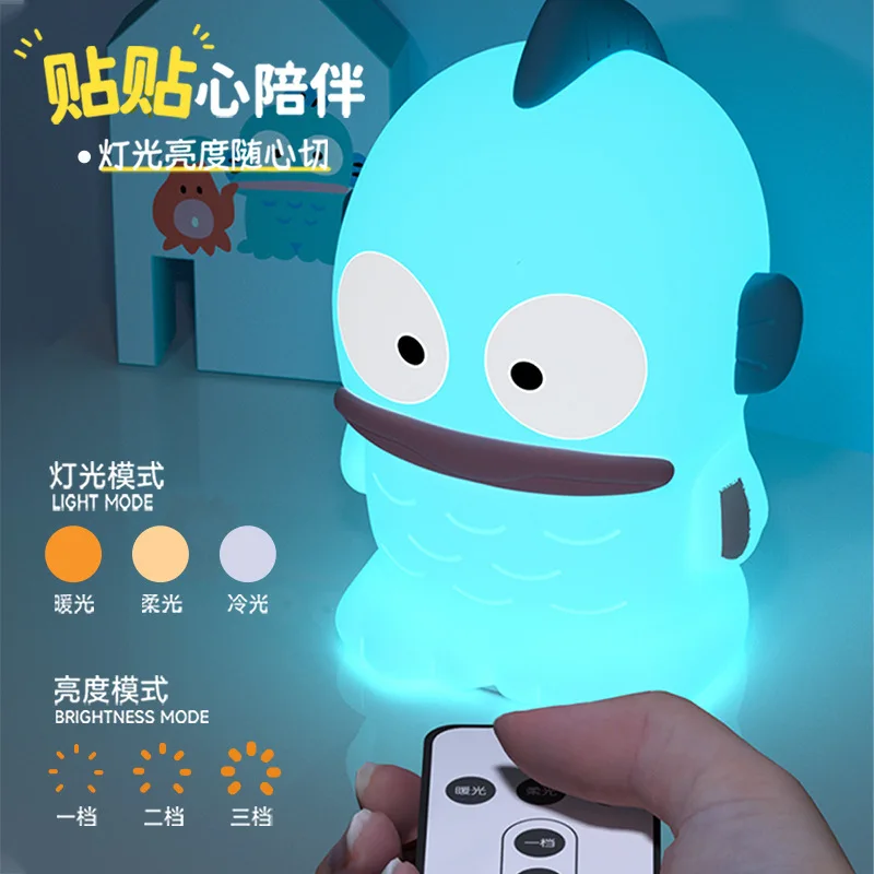 

Kawaii Sanrio Anime Cute Clown Fish Desktop Ornaments Bedroom Bedhead Pat Pat Night Light Room Decor Accompany Kid Birthday Gift