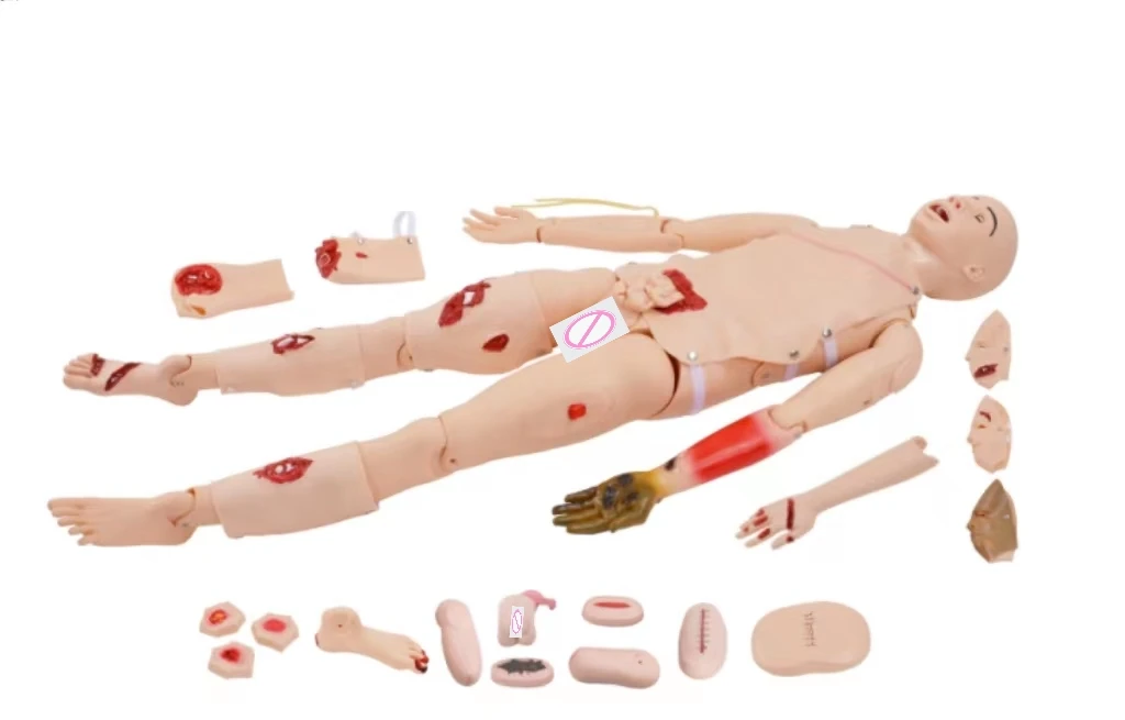 Advanced Full-function Trauma Caregiver Clinical Nursing Skills Training Simulator Care Manikin