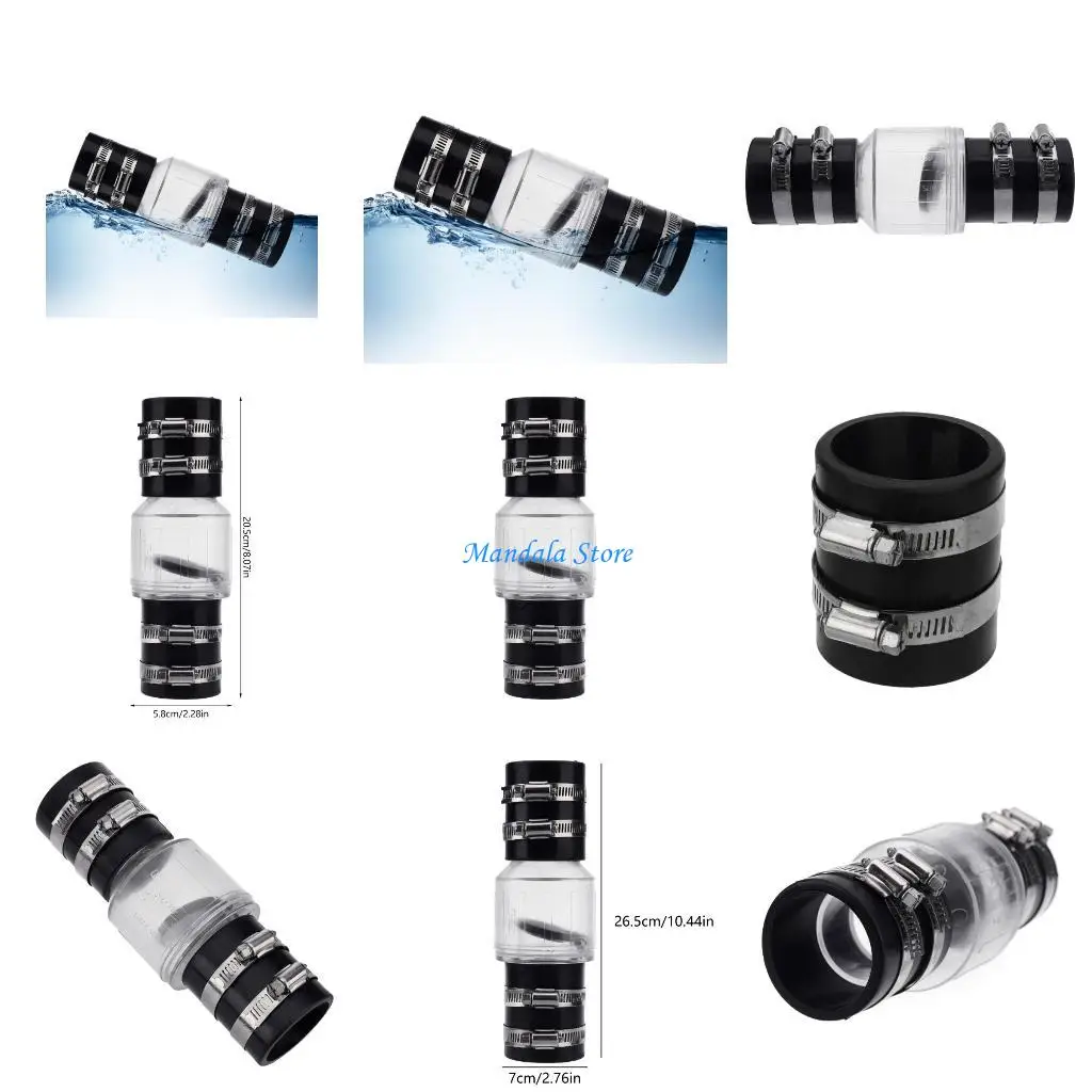 

U2JC Бесшумные обратные клапаны водоотливного насоса Подпружиненные сменные заслонки Бесшумные обратные клапаны с зажимами из