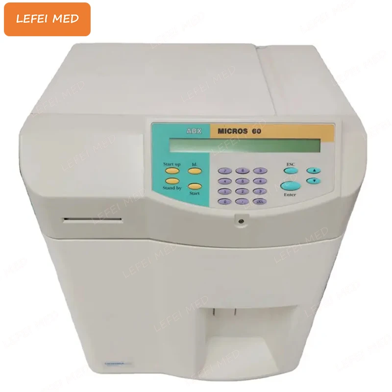 80% new Horiba Red Liquid Analyzer 60 samples/hour ABX micros 60 Red Liquid Analyzer Open Reagent System Horiba micros 60