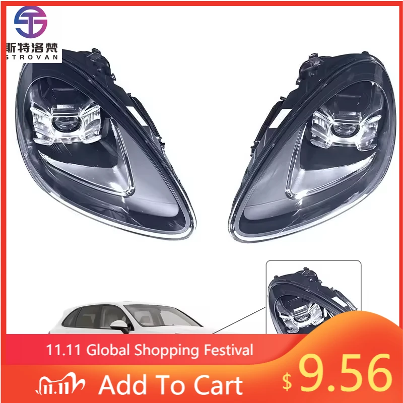 

Deren High Quality LED Headlights Upgrade for Porsches 2011-14 Cayenne 958 92A New Condition 5500k Color Temperature 2018 Style