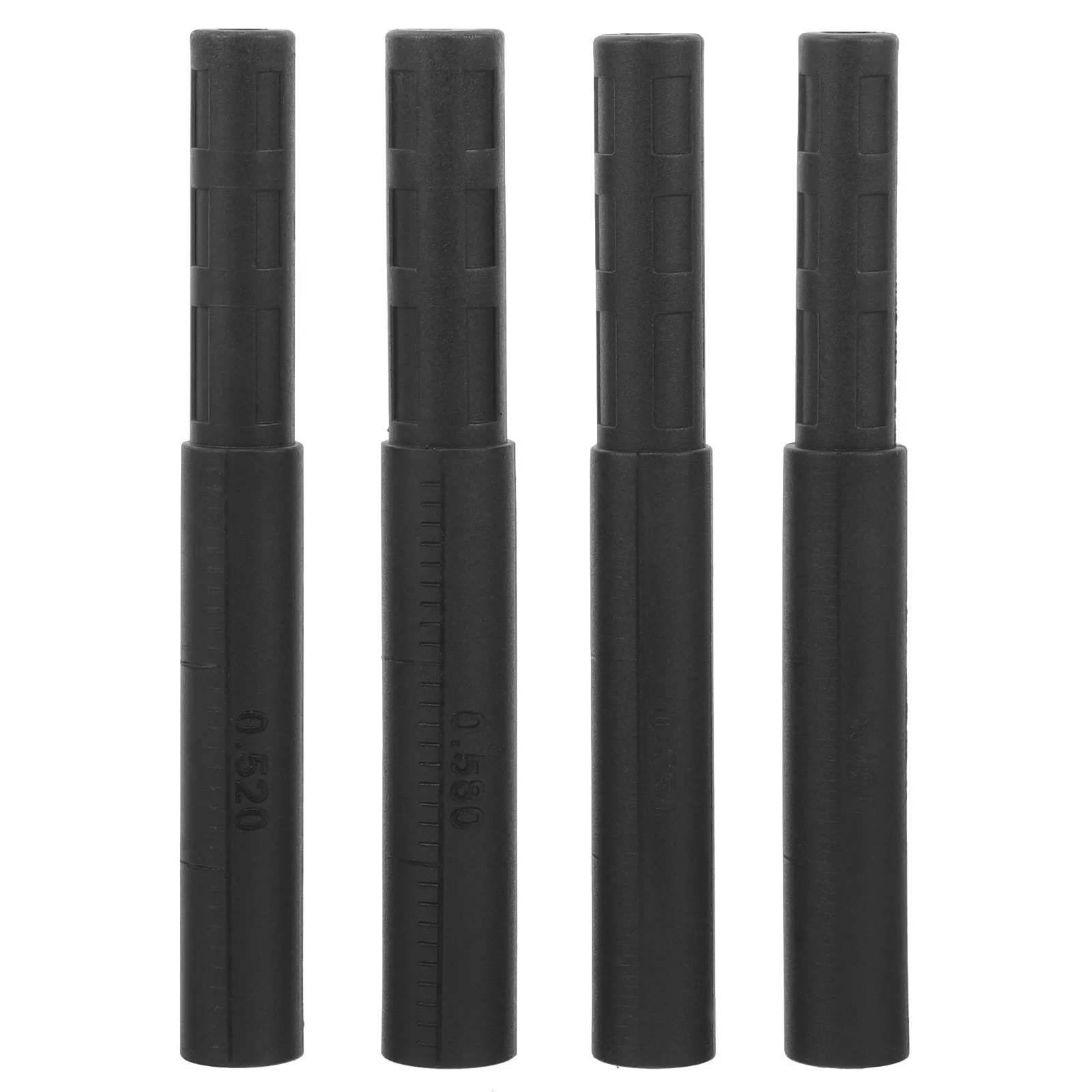 

4Pcs Carbon Fiber Golf Club Extenders Telescopic Push-on Shaft Extensions Universal Adjustable Fit Lightweight High Strength
