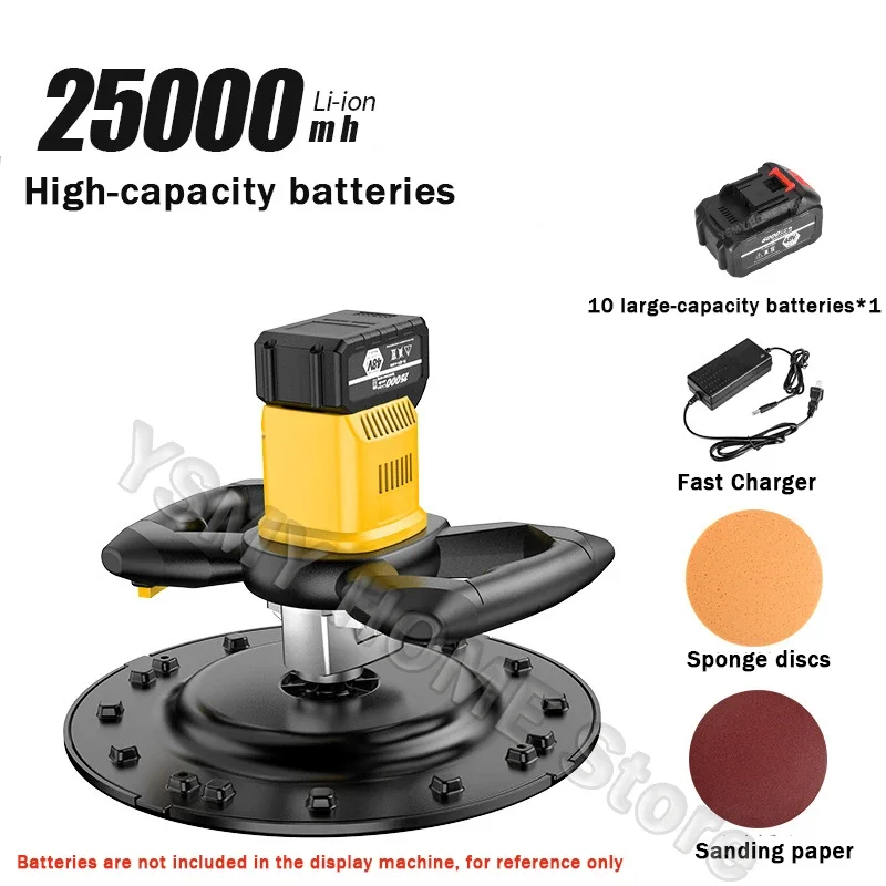 Lijadora de pared multifuncional, paleta de mortero de cemento y hormigón, lijadora alisadora, máquina pulidora, herramienta de mezcla de grasa y masilla