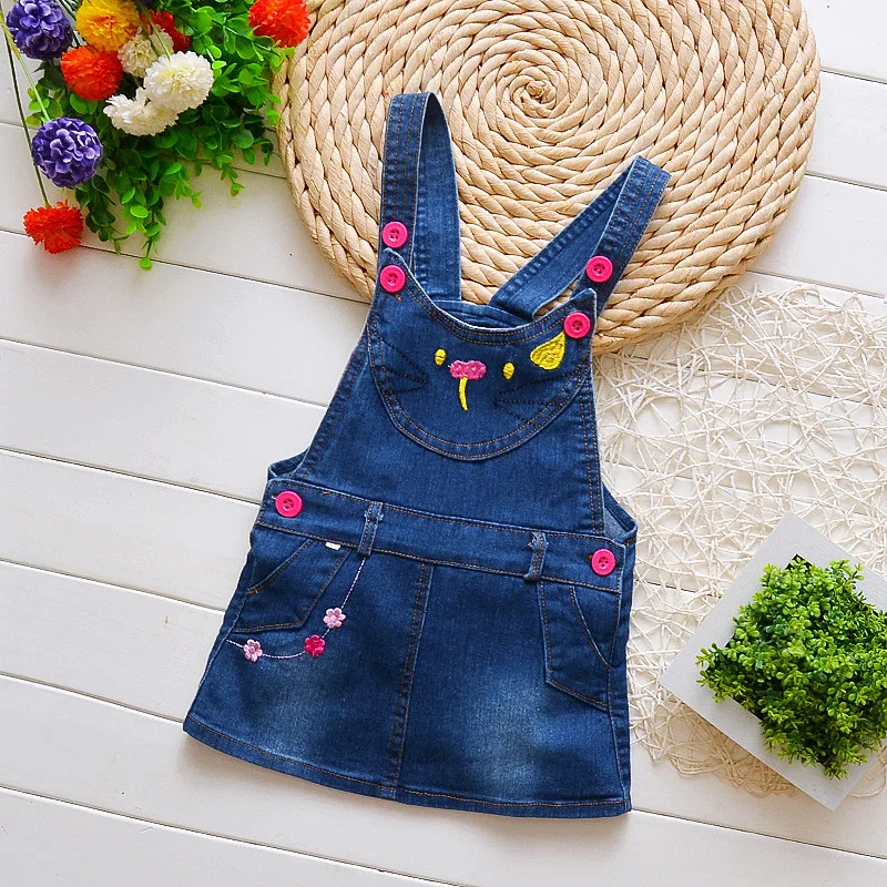 IENENS Fashion Baby Girl Jeans Skirts Child Kids Girls Denim Skirt Summer Toddler Infant Jumper Skirt 1-3Y