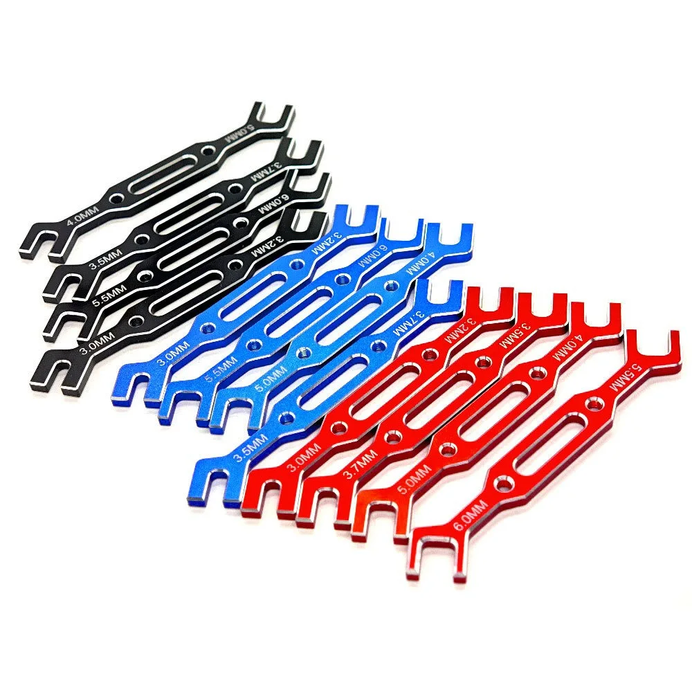 4 pezzi chiave 3/3.2/3.5/3.7/4/5/5.5/6mm tenditore dado sfera rimozione giunto strumento universale per RC auto drone barca