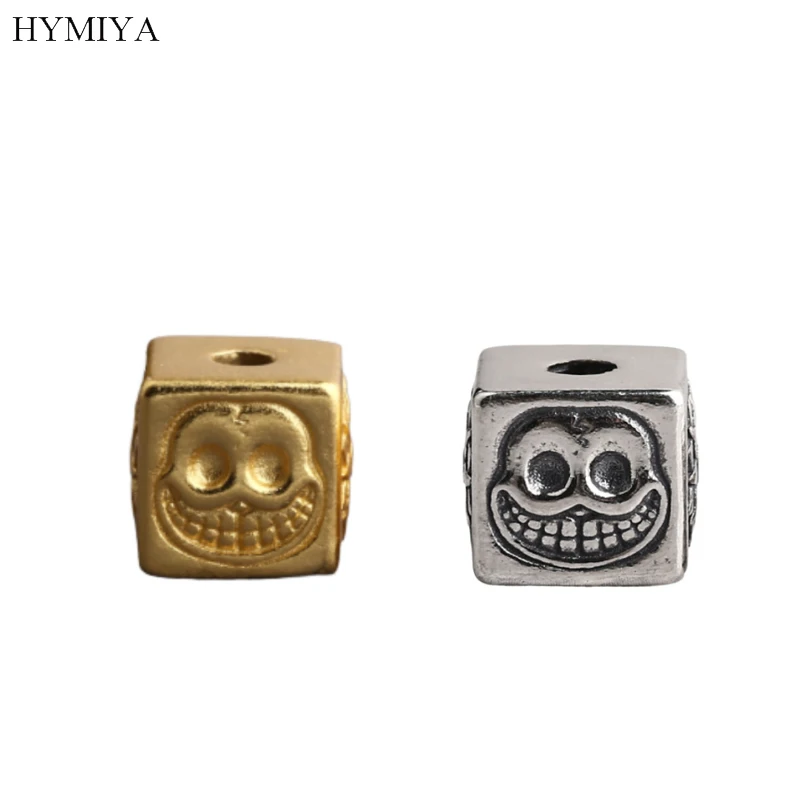 

Бусины ручной работы из серебра 925 пробы с черепом, стерлинговый скелет, свободные бусины, бусины на концах лотоса, фурнитура для ювелирных изделий