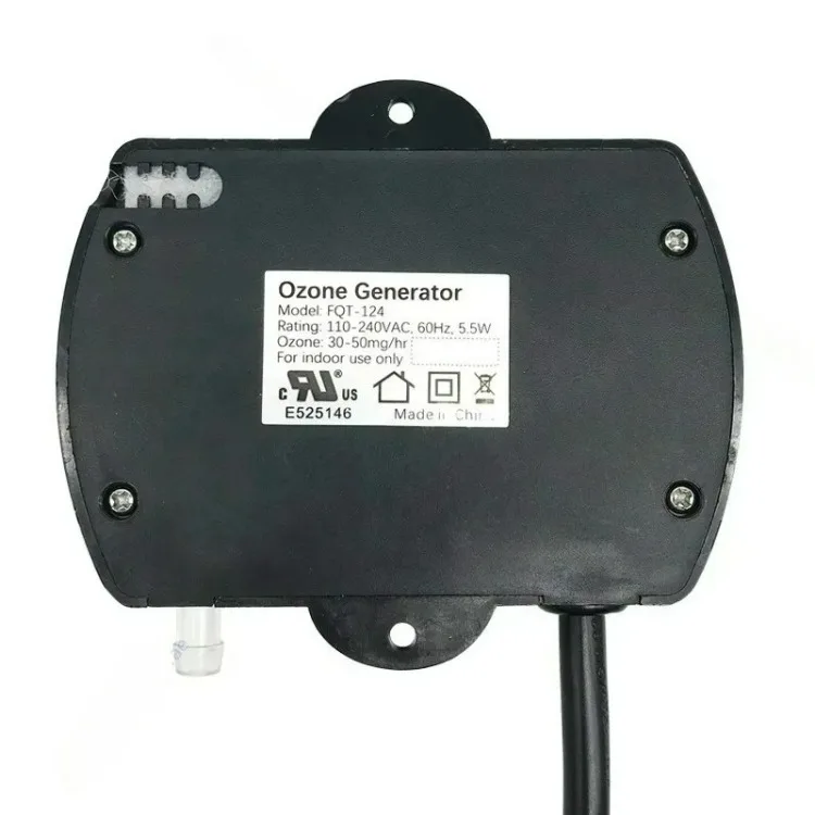 Ozone Generator for Water with UL FQT-124 50mg Ozone Generator for Hot Tub and Ozone Spa