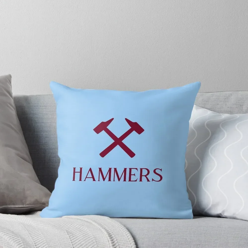 

Hammers Maroon Throw Pillow Cushion Cover Luxury luxury decor pillow