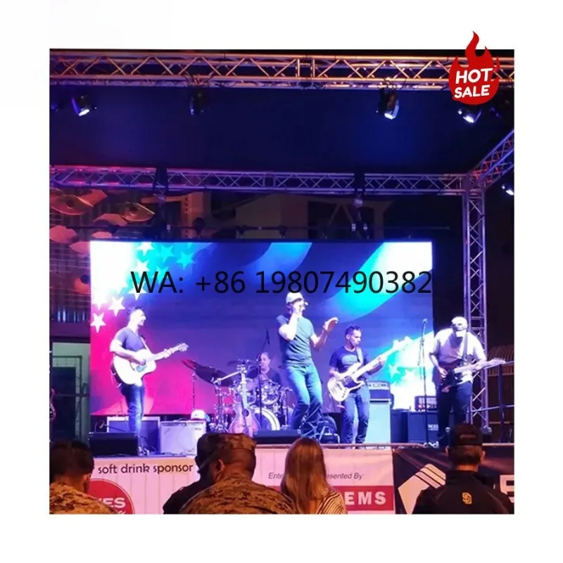 

IP65 Full Color P3.91 Outdoor LED Rental Display Stage Background Screen For Wedding Exhibition Booth Animation Event Shows