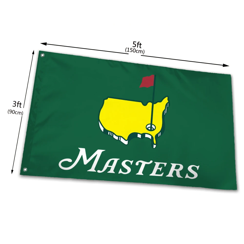 90*150cm Golf Masters Tournament flags Size Pattern Can Custom banner flag