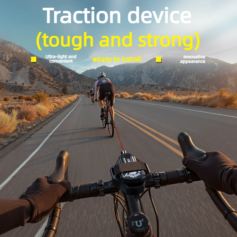 Telescopic Kids Bike Tow Rope, Parent Child Outdoor Cycling Traction Pull Strap For Mountain Road Bicycle Auxiliary Pulling view 2