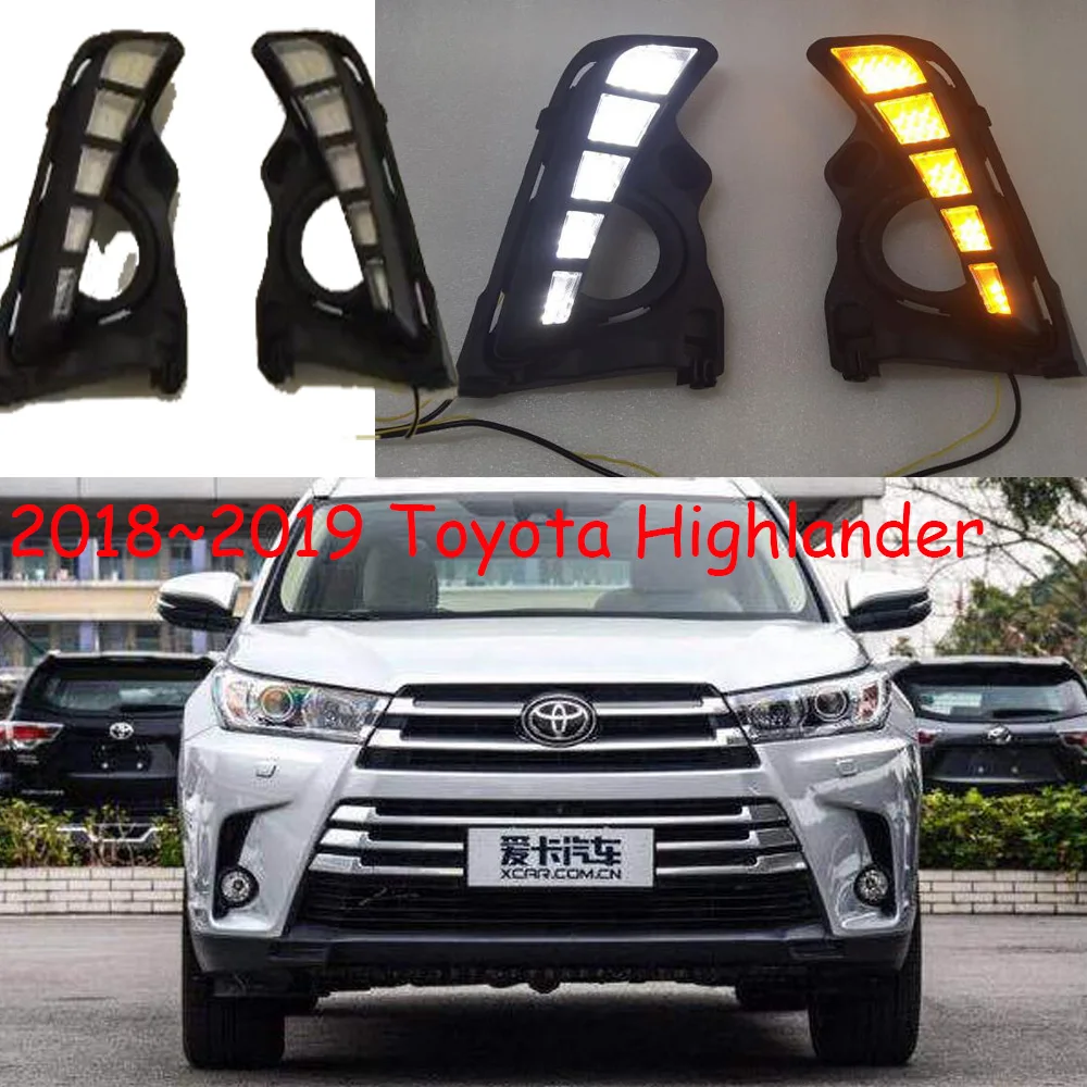 LED,2018 2019 Highlander daytime Light,car accessories,Highlander fog lamp,motorcycle,Highland headlight;camping,High lander