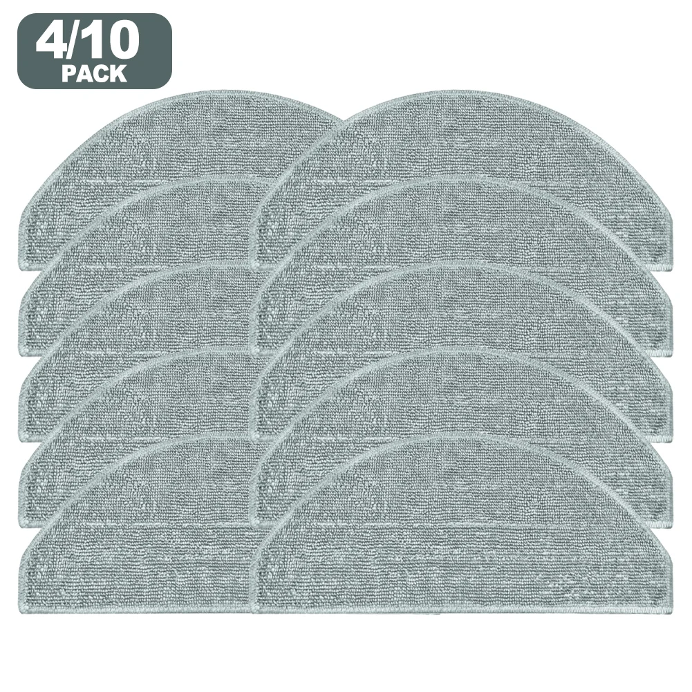 10/4PCS Microfiber Mop Cloth Kit Efficient And Convenient Mopping Compatible For DEERMA S30 / For DEM-S30 Robot Vacuum Cleaner