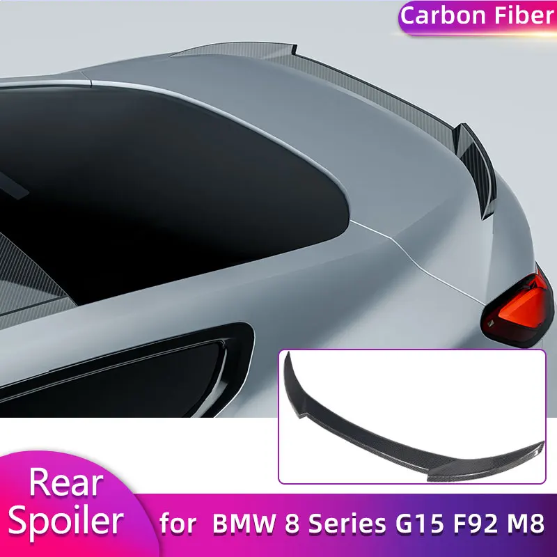 

Full Carbon Fiber Rear Trunk Spoiler Wing for BMW 8 Series G15 F92 M8 Coupe 2-Door 2019-2024 Car Rear Spoiler Boot Wing Lip