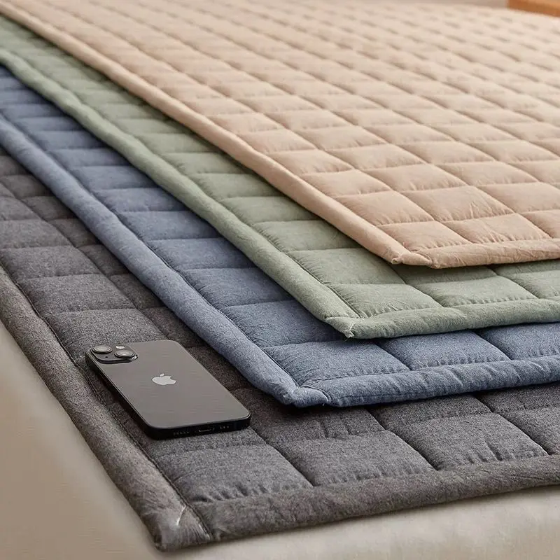 Cotton Quilt, Mattress Protective Mat, Household Upholstered Dormitory Single Mattress, Pure Cotton Mattress for Making Beds