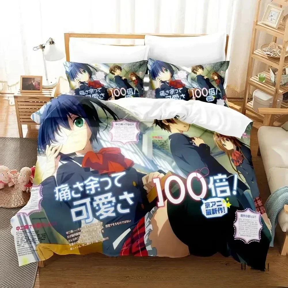 Anime Love Chunibyo & Other Delusions Bedding Set Single Twin Double Queen King Cal King Size Bed Linen Set